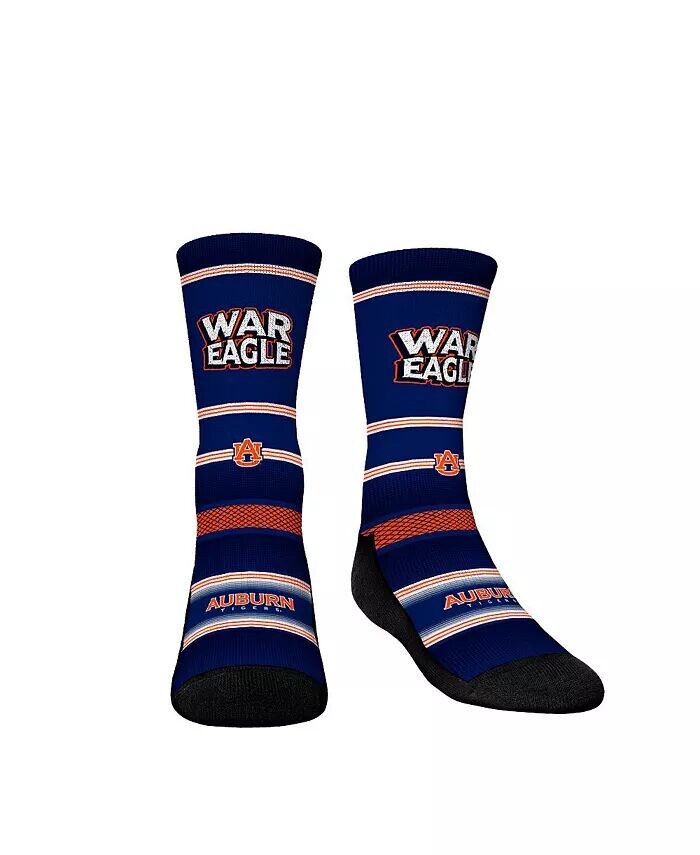 

Молодежные носки для мальчиков и девочек Auburn Tigers Team Slogan Crew Socks Rock 'Em, мультиколор