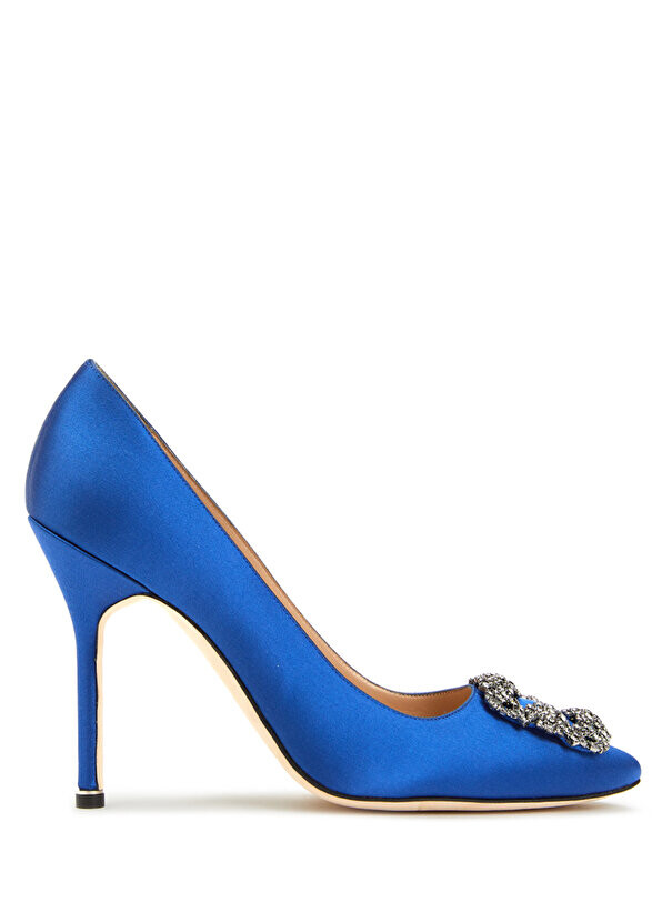 

Какие синие вечерние туфли на каблуке Manolo Blahnik, Черный, Какие синие вечерние туфли на каблуке Manolo Blahnik
