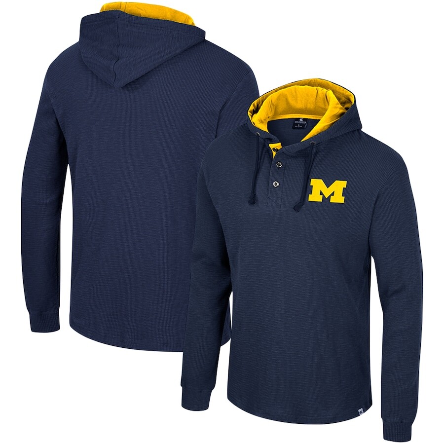 

Футболка с длинным рукавом Colosseum Michigan Wolverines, нави