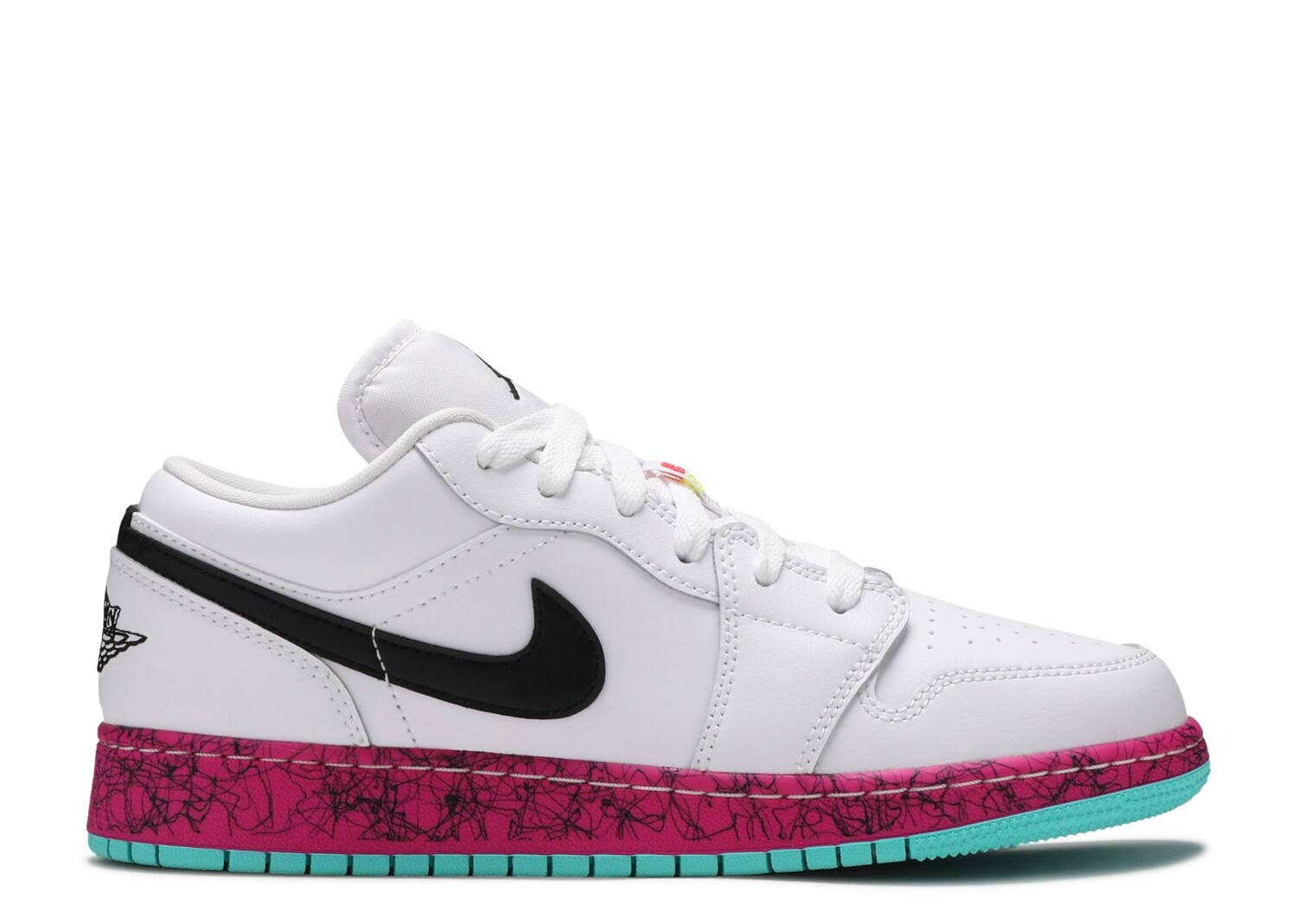 

Кроссовки Air Jordan Air Jordan 1 Low Gs 'Multi-Color', белый