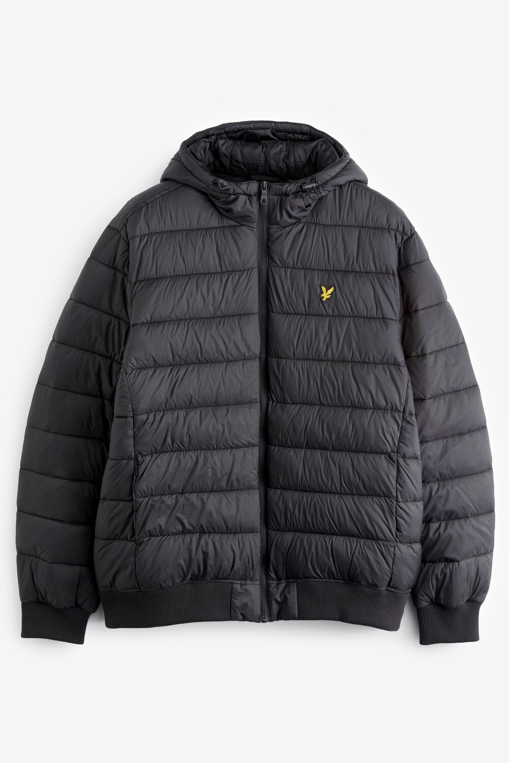 

Куртка больших размеров с перегородкой и капюшоном Lyle & Scott, черный