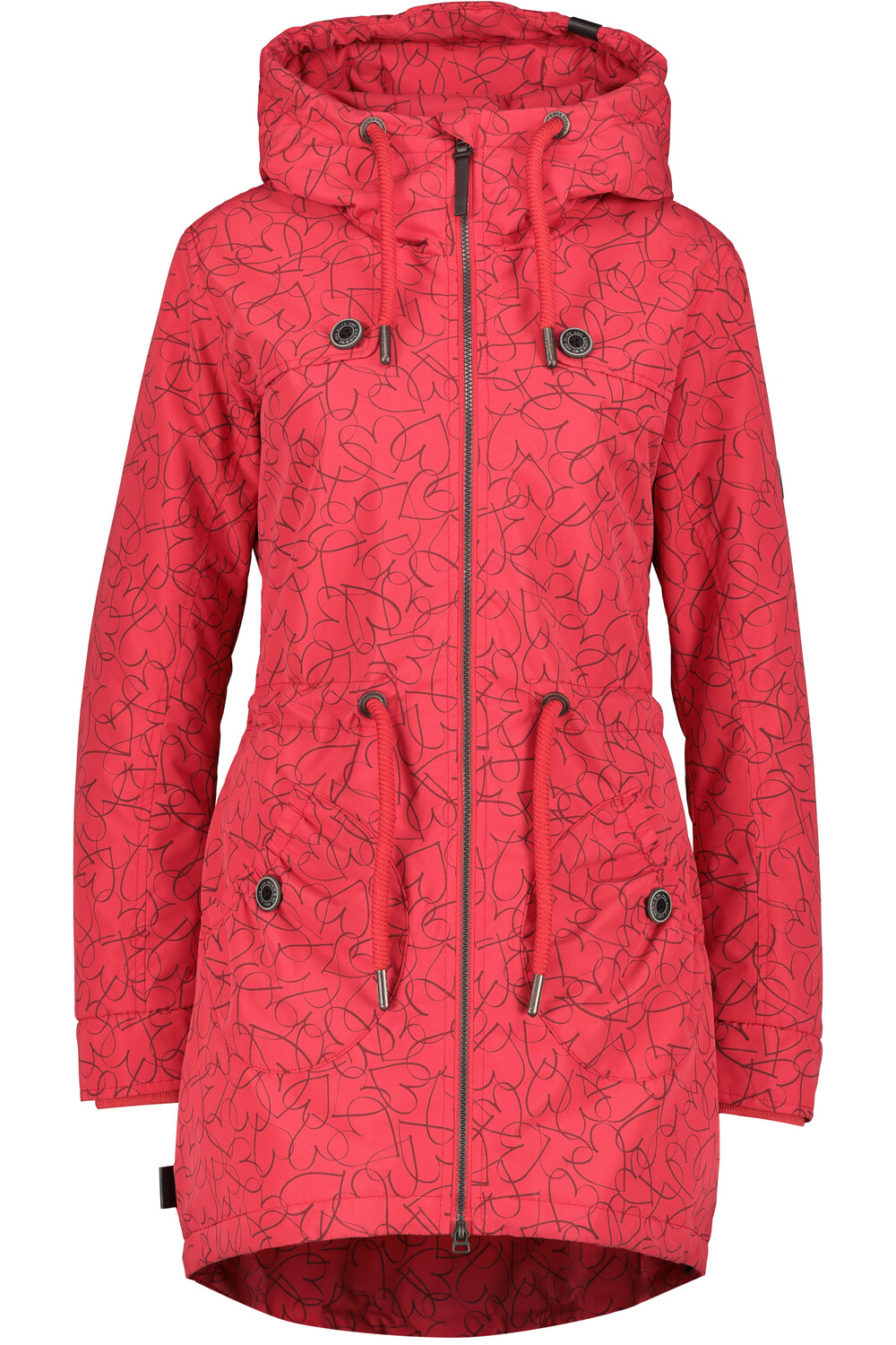 

Пуховик alife and kickin CharlotteAK A, фуксия