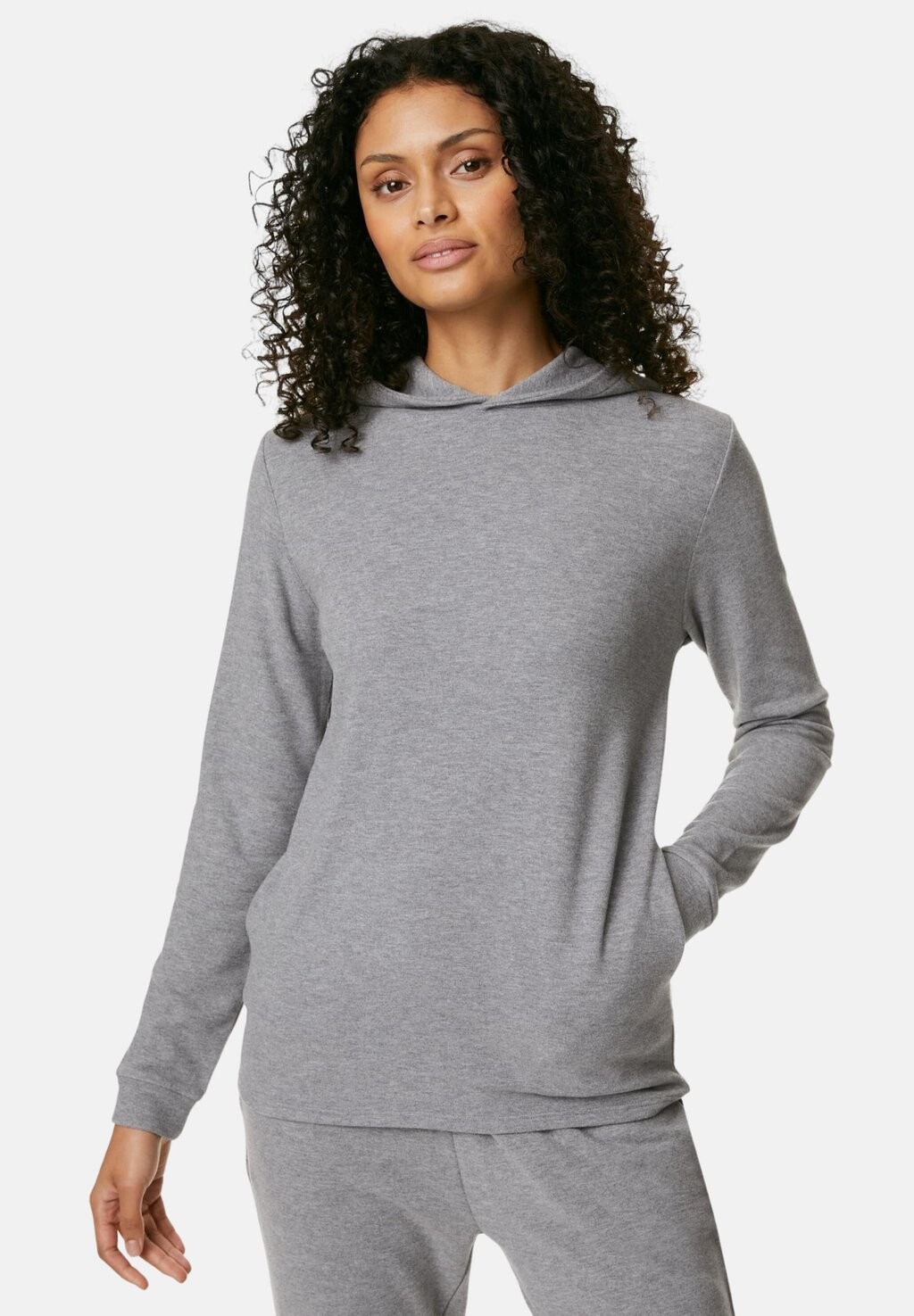 

Толстовка из флиса Thermal Heatgen Hoodie Marks & Spencer, цвет grey