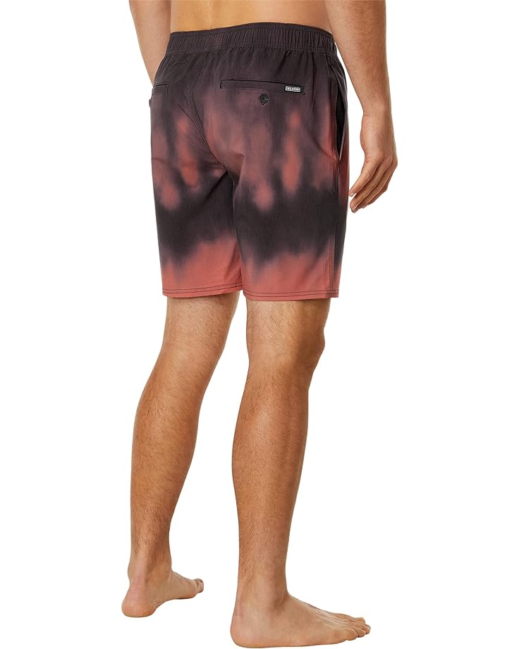 Шорты O'Neill Stockton Print E-Waist 18 Hybrid Shorts, цвет Mahogany фото