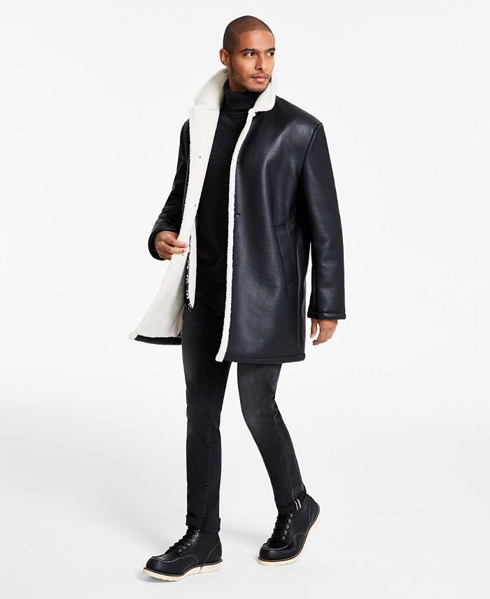 цена Мужские пальто классического кроя из овчины Ben Sherman, мультиколор