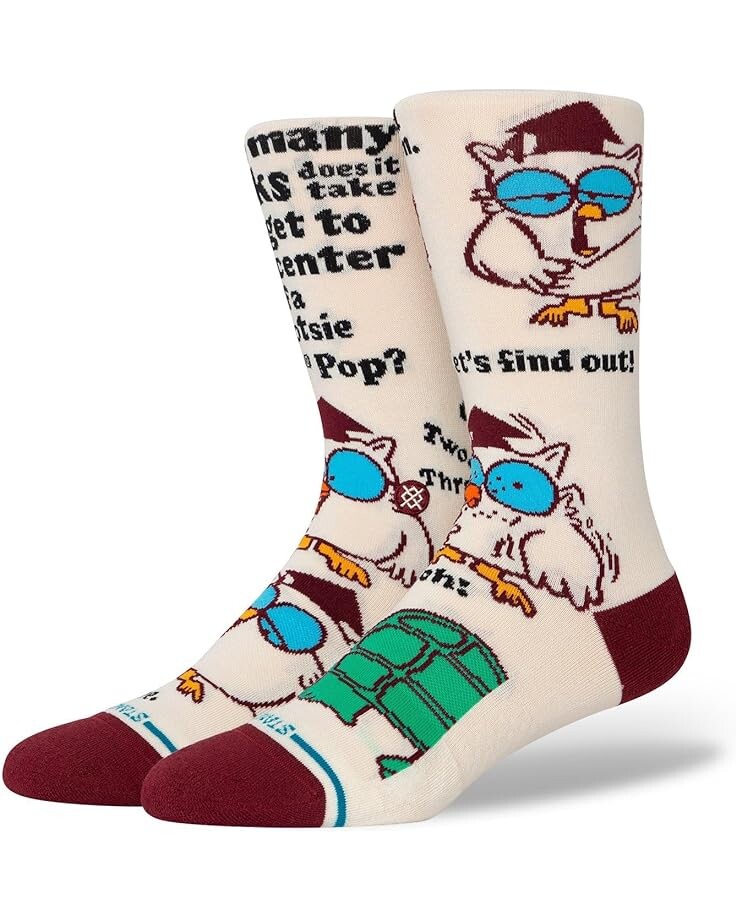 

Носки Stance Mr Owl, цвет Canvas