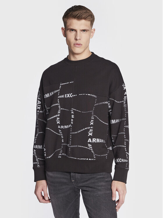 

Толстовка обычного кроя Armani Exchange, черный