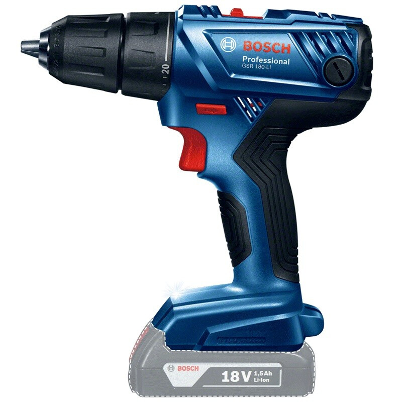 Дрель электрическая Bosch GSR180-Li Enterprise, 18V