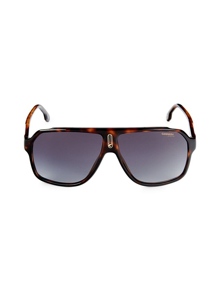 

Квадратные солнцезащитные очки 62 мм Carrera, цвет Dark Havana