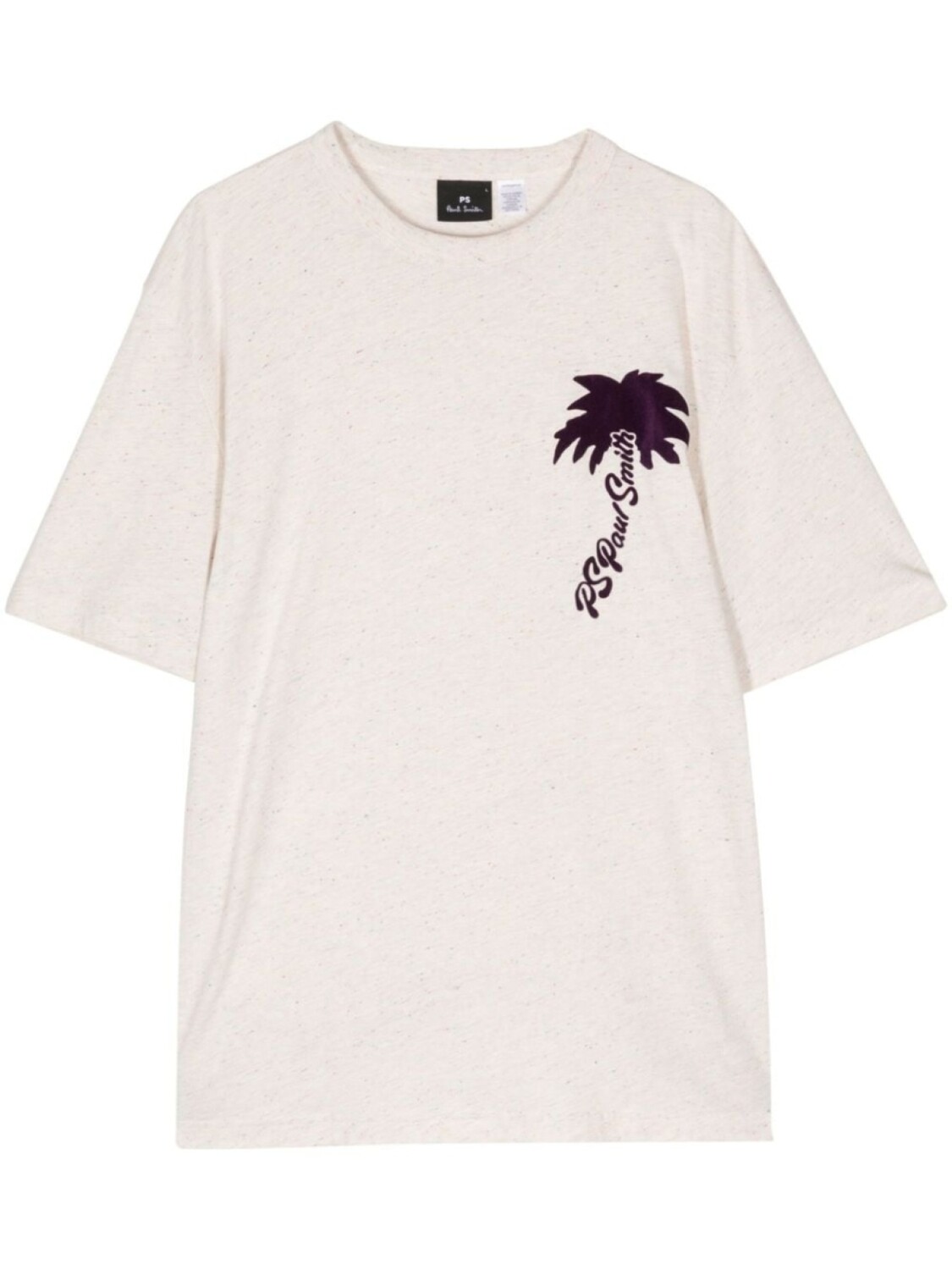 

PS Paul Smith футболка с принтом Palm Tree, серый