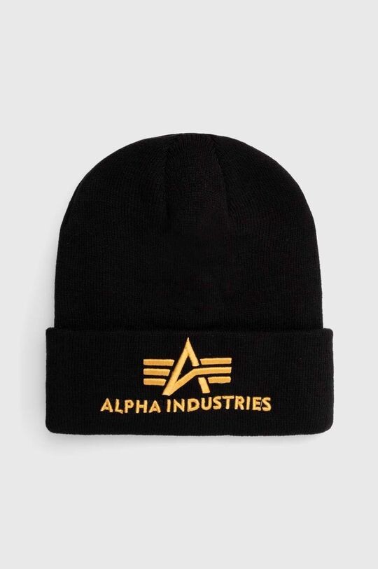 

3D шапка-бини Alpha Industries, черный