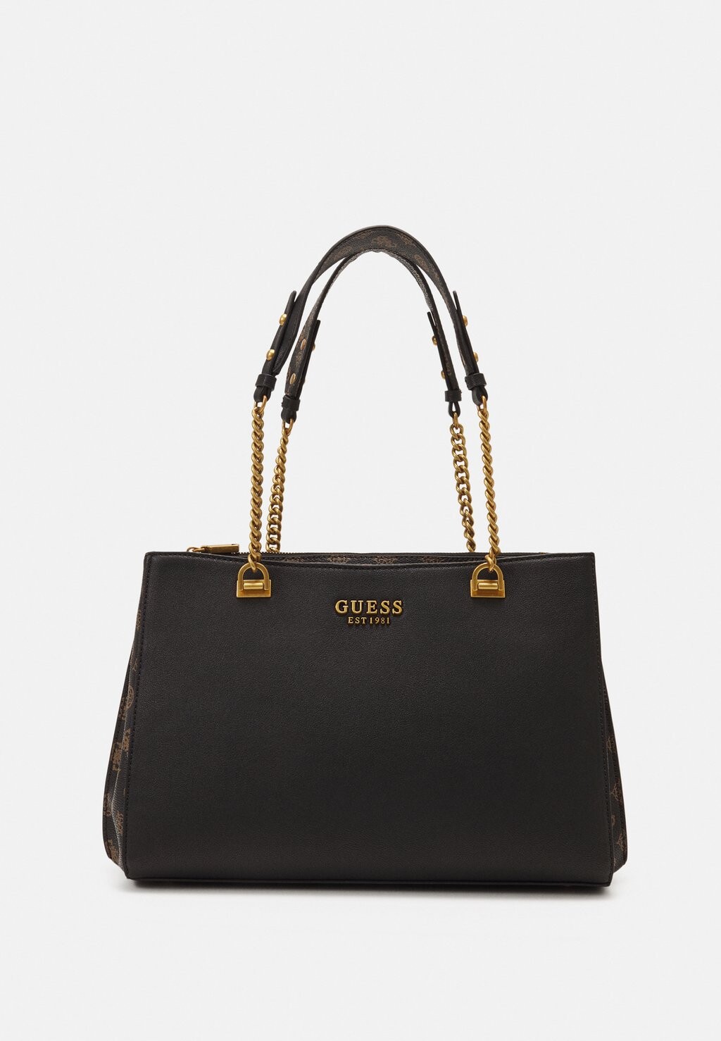 

Сумка Guess FYNNA GIRLFRIEND CARRYALL, черный/логотип мокко