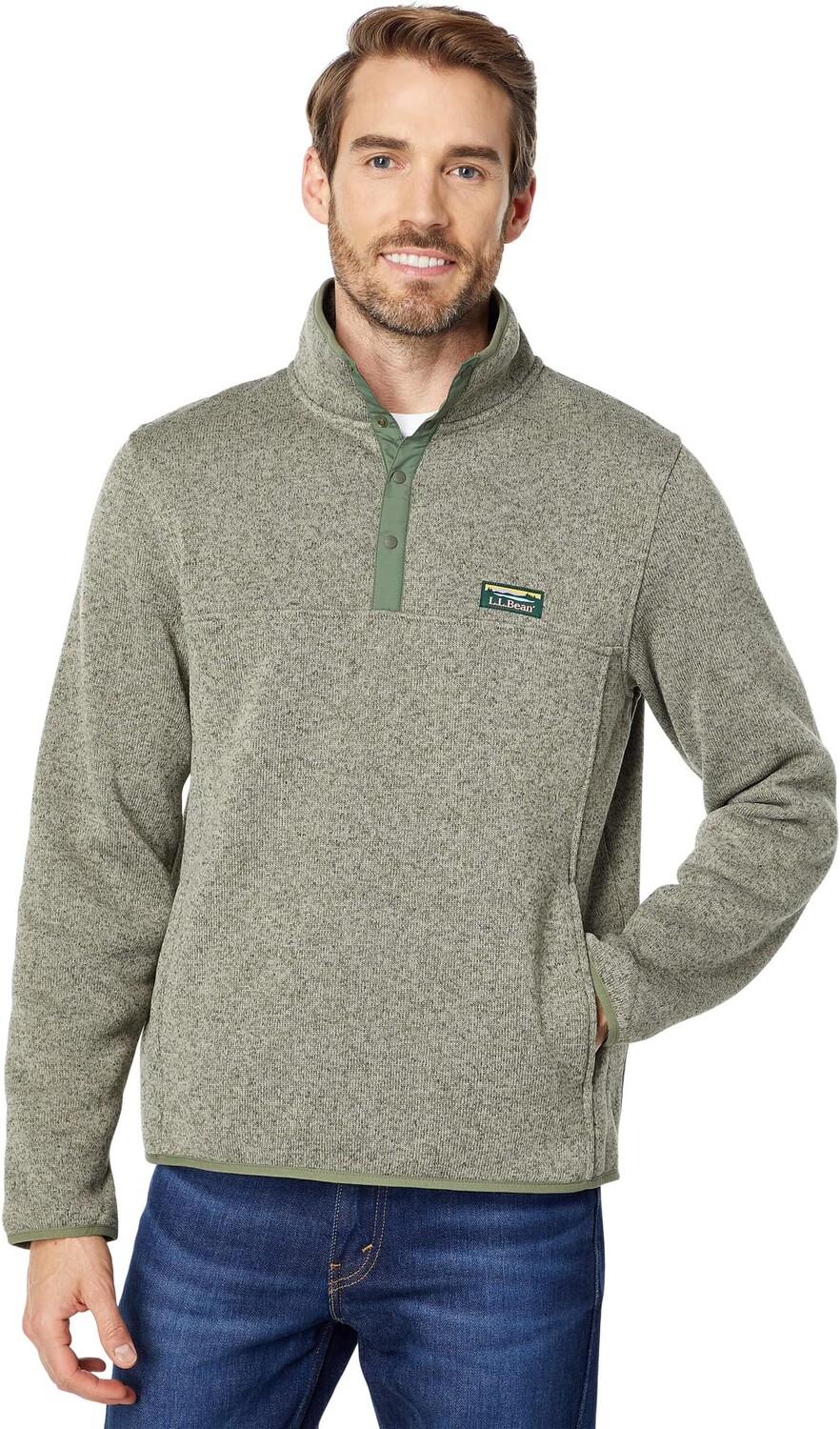 

Свитер Флисовый пуловер L.L.Bean, цвет Eucalyptus