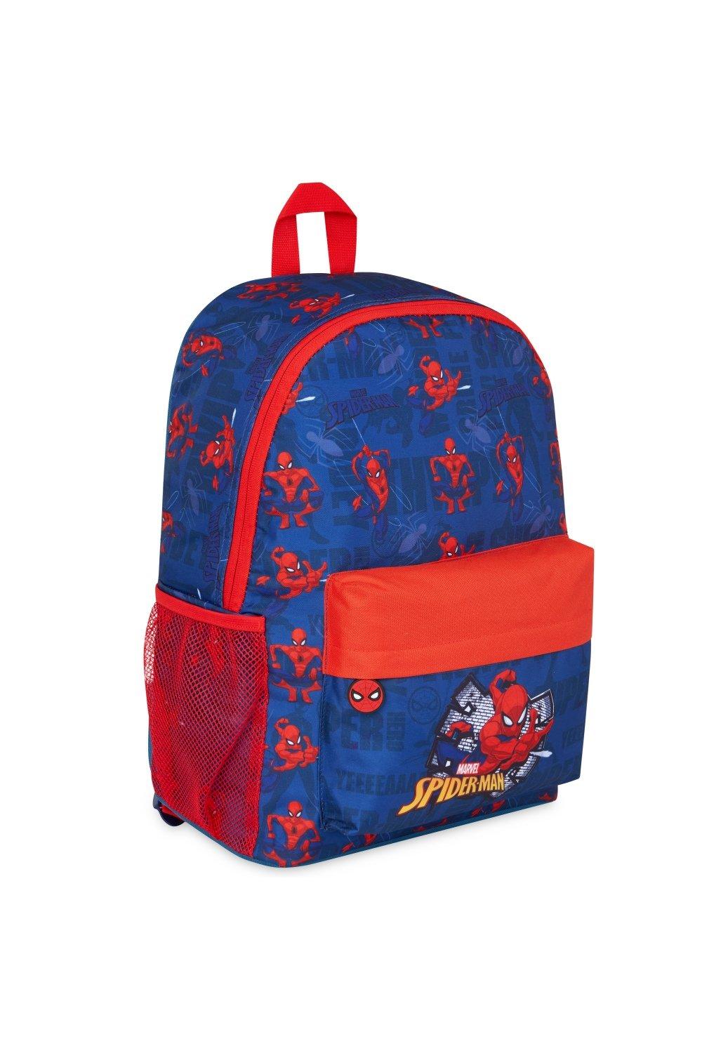Школьная сумка большой вместимости «Человек-паук» Marvel, мультиколор dogecoin школьная сумка рюкзак детский мини рюкзак 12 дюймов детский сад мультфильмы школьная сумка mochila