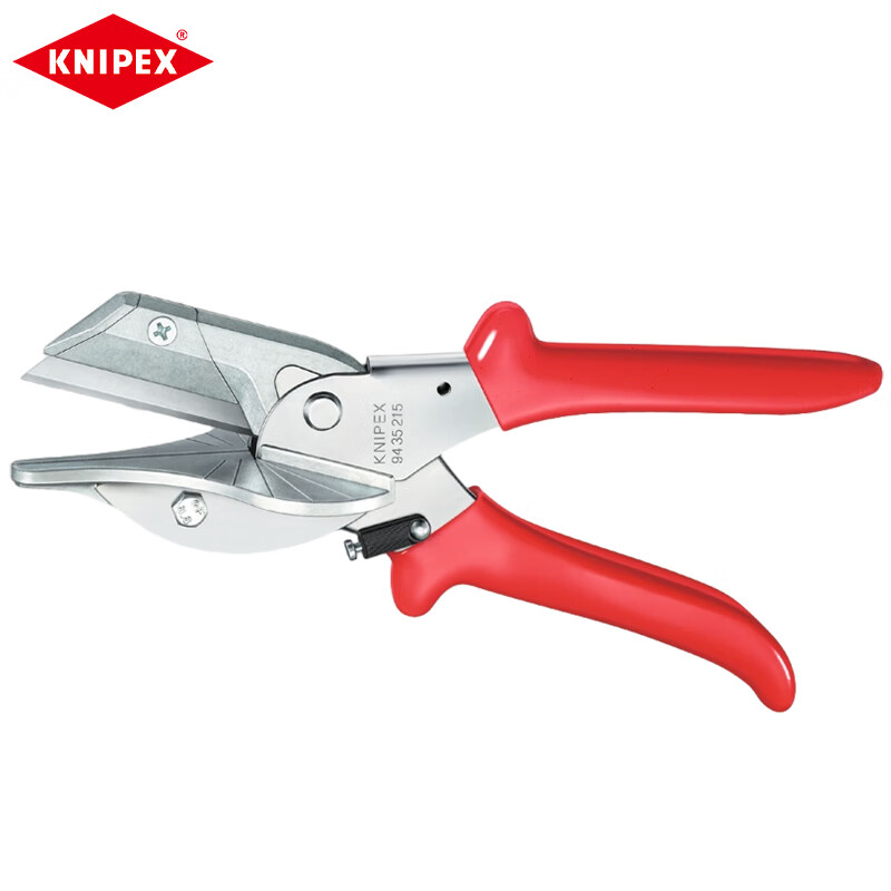 Ножницы для резки под углом KNIPEX, 215 мм, пластиковая резиновая пробка, кусачки для резки ленточного кабеля, резак для резки под углом 94 35 215