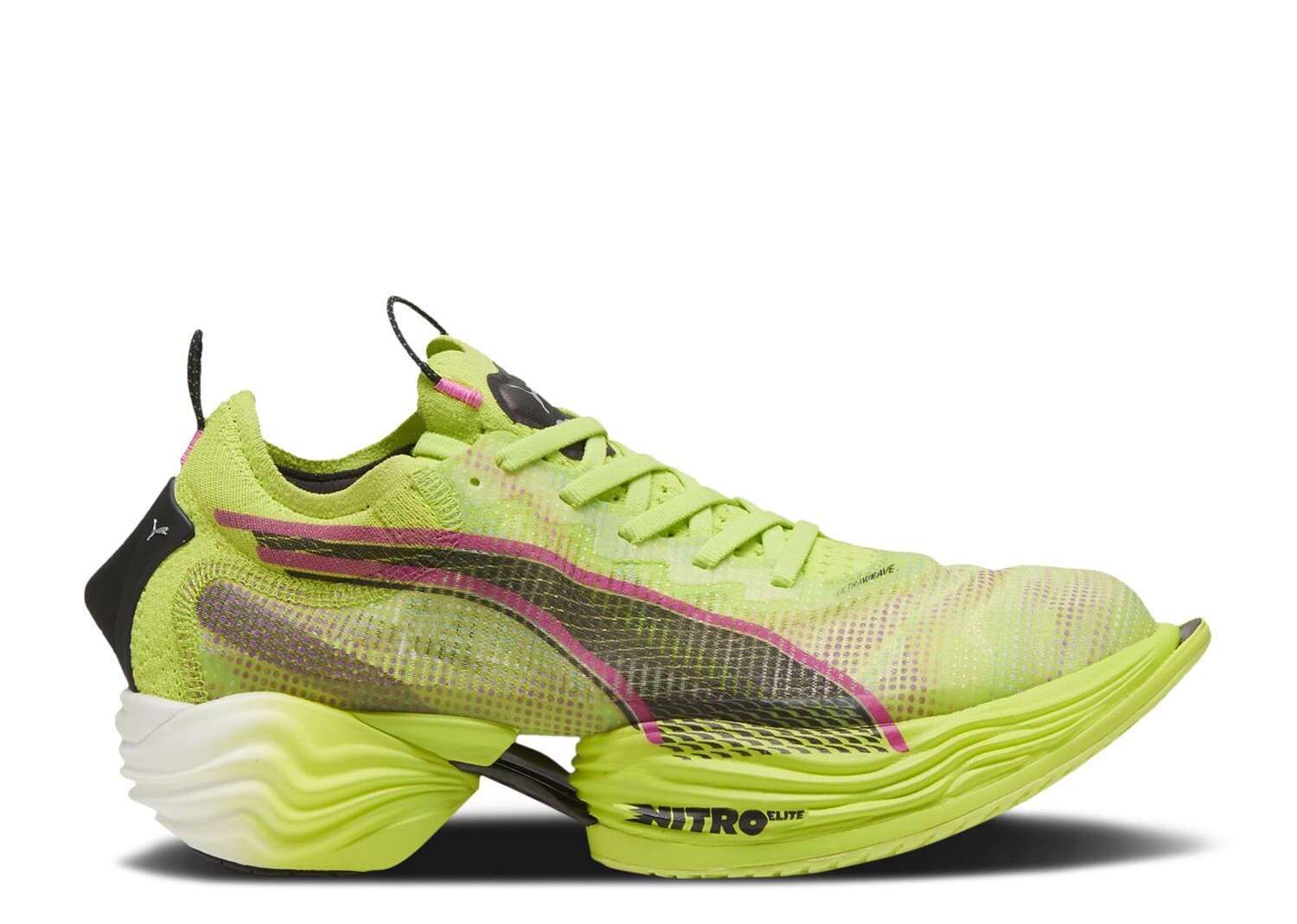 

Кроссовки Puma Fast-R Nitro Elite 2 'Lime Pow Poison Pink', зеленый
