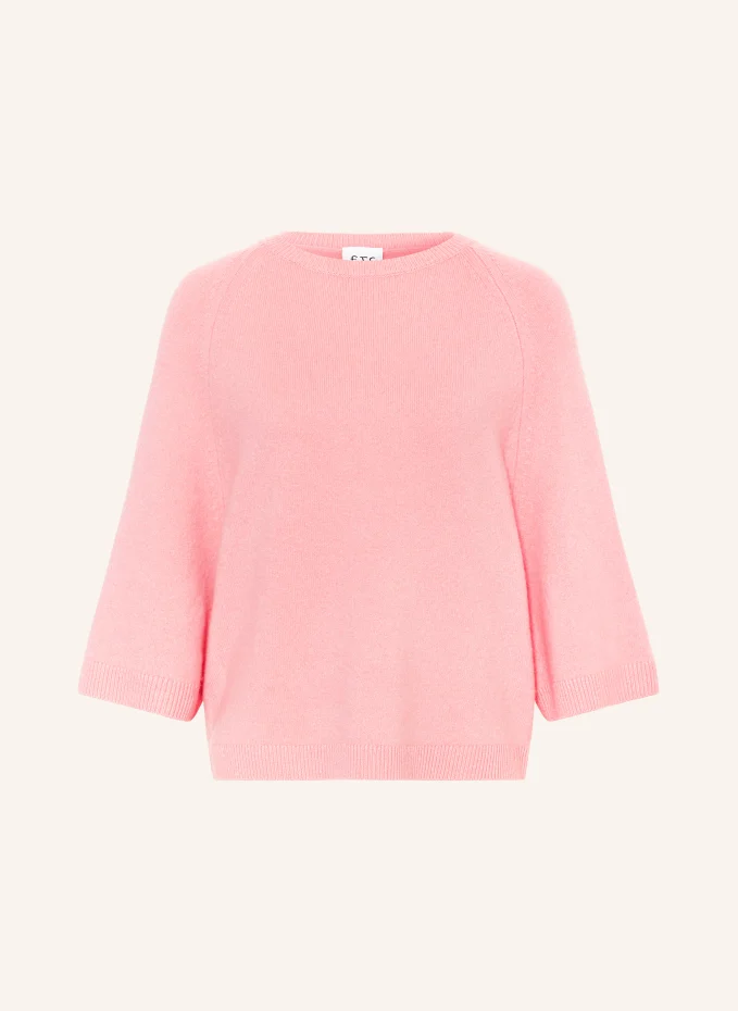 

Кашемировый свитер с рукавами 3/4 Ftc Cashmere, розовый