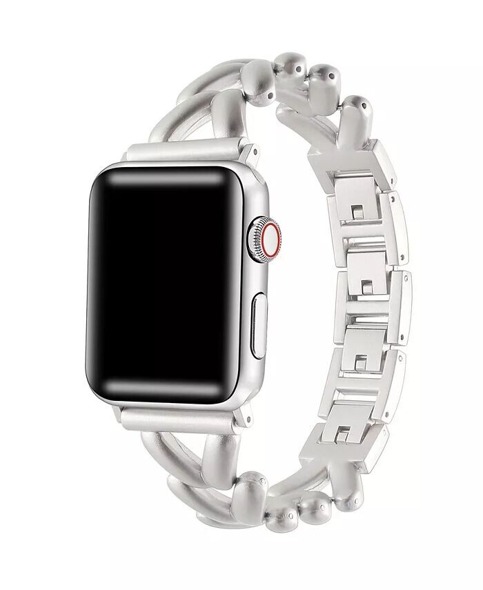 

Женский ремешок из сплава Caroline для Apple Watch, размер: 42 мм, 44 мм, 45 мм, 49 мм Posh Tech, серый