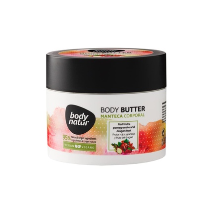 BODYNATUR Red Fruit Body Butter Веганское масло для тела для сухой кожи унисекс 200 мл