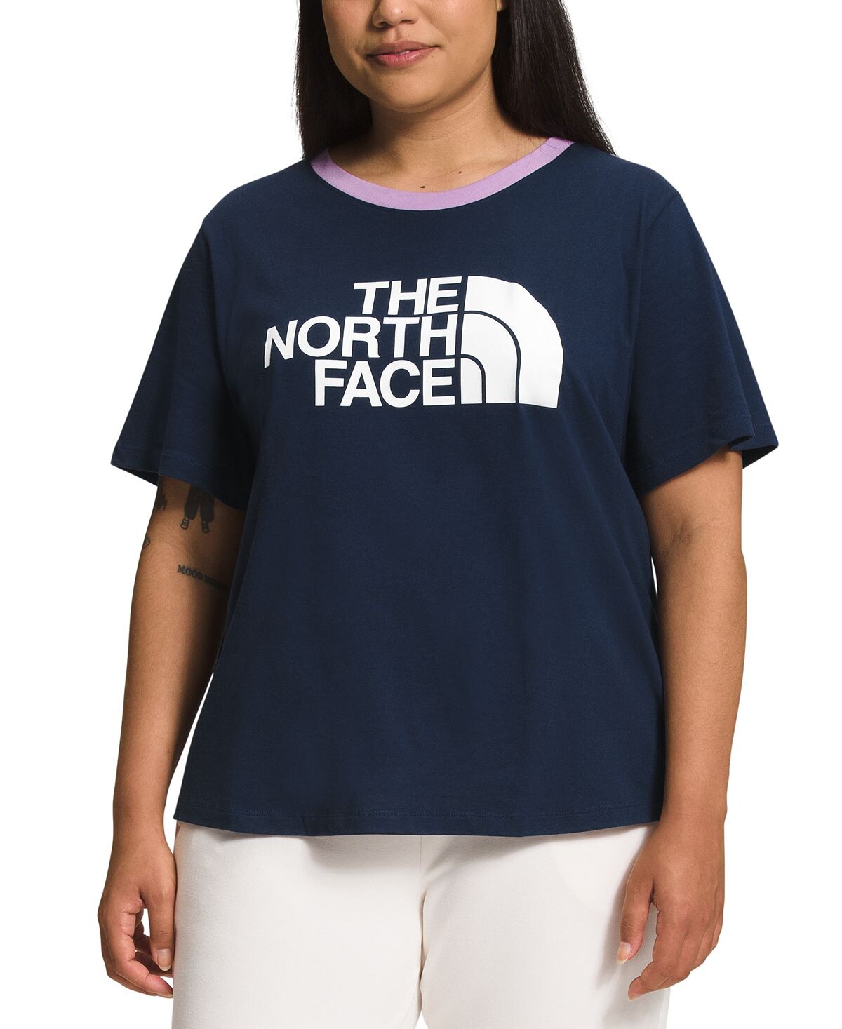 

Футболка больших размеров с короткими рукавами и логотипом The North Face