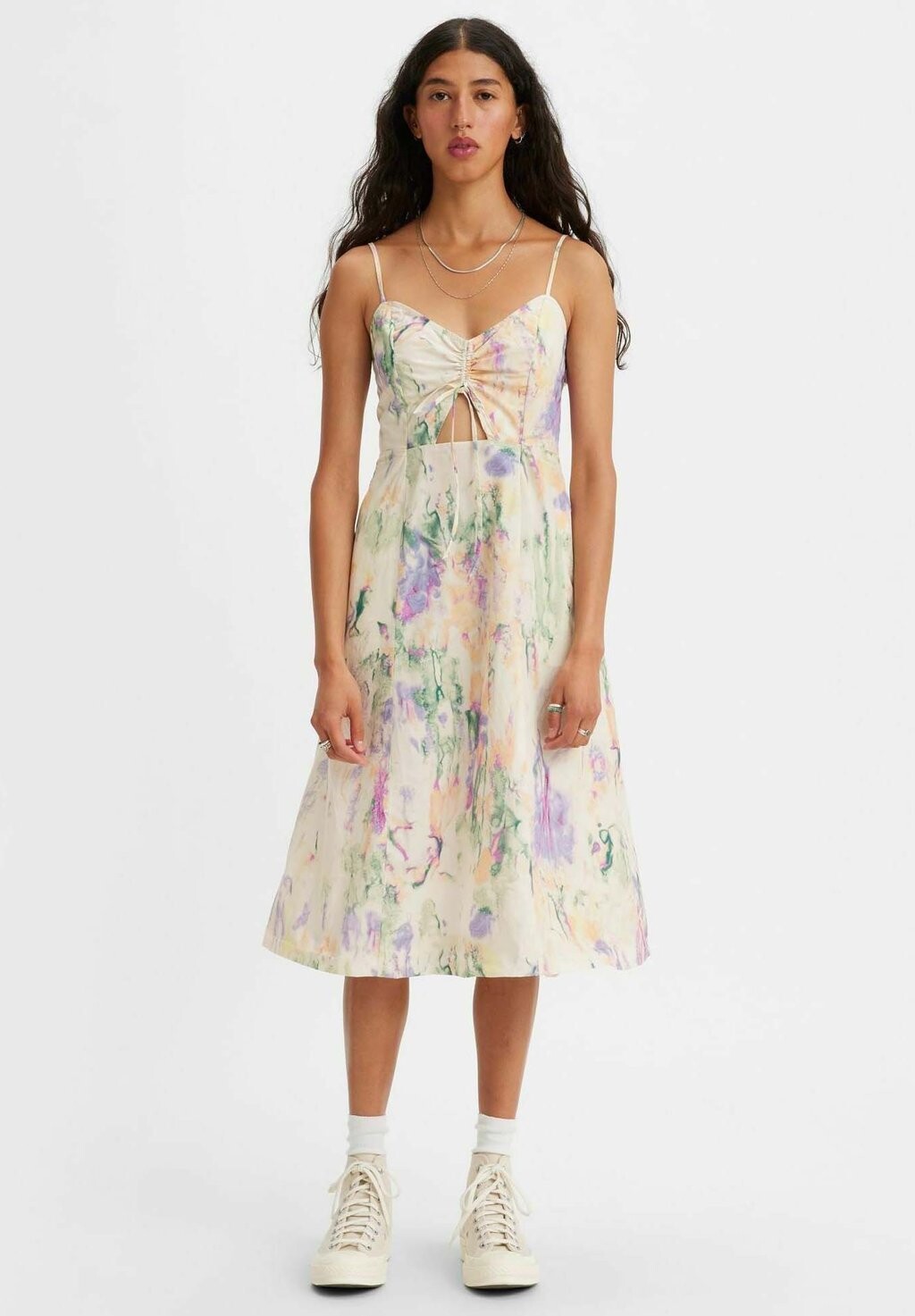 

Летнее платье Nadira Cutout Adele Tie-Dye Sunny Levi's, цвет adele tie dye sunny