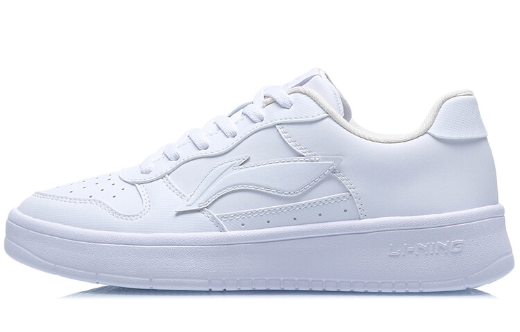

Кроссовки LINING Pontoon Boats Skateboarding Shoes Women's Low-top Standard White/pink Apricot, розовый