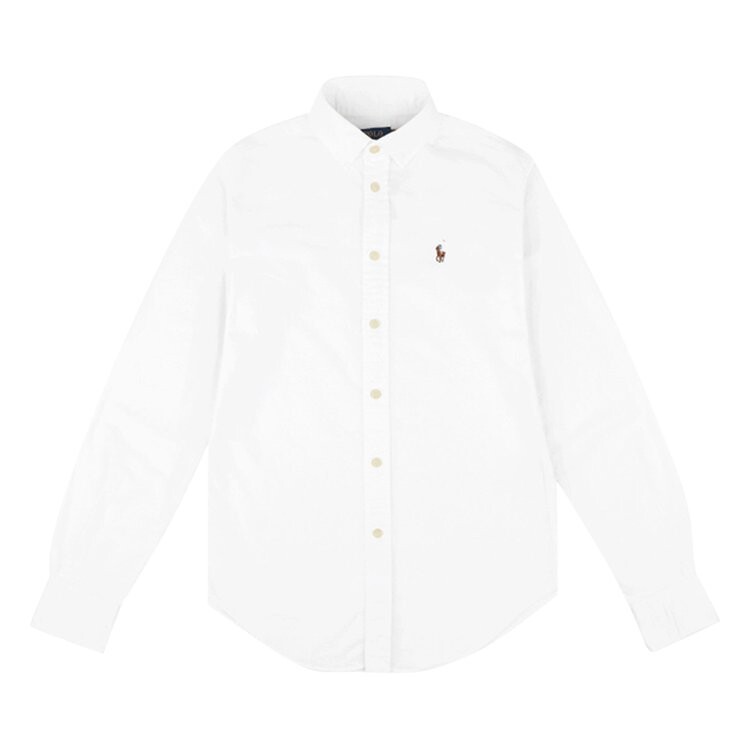 

Рубашка Polo Ralph Lauren Long-Sleeve Oxford Shirt, белый