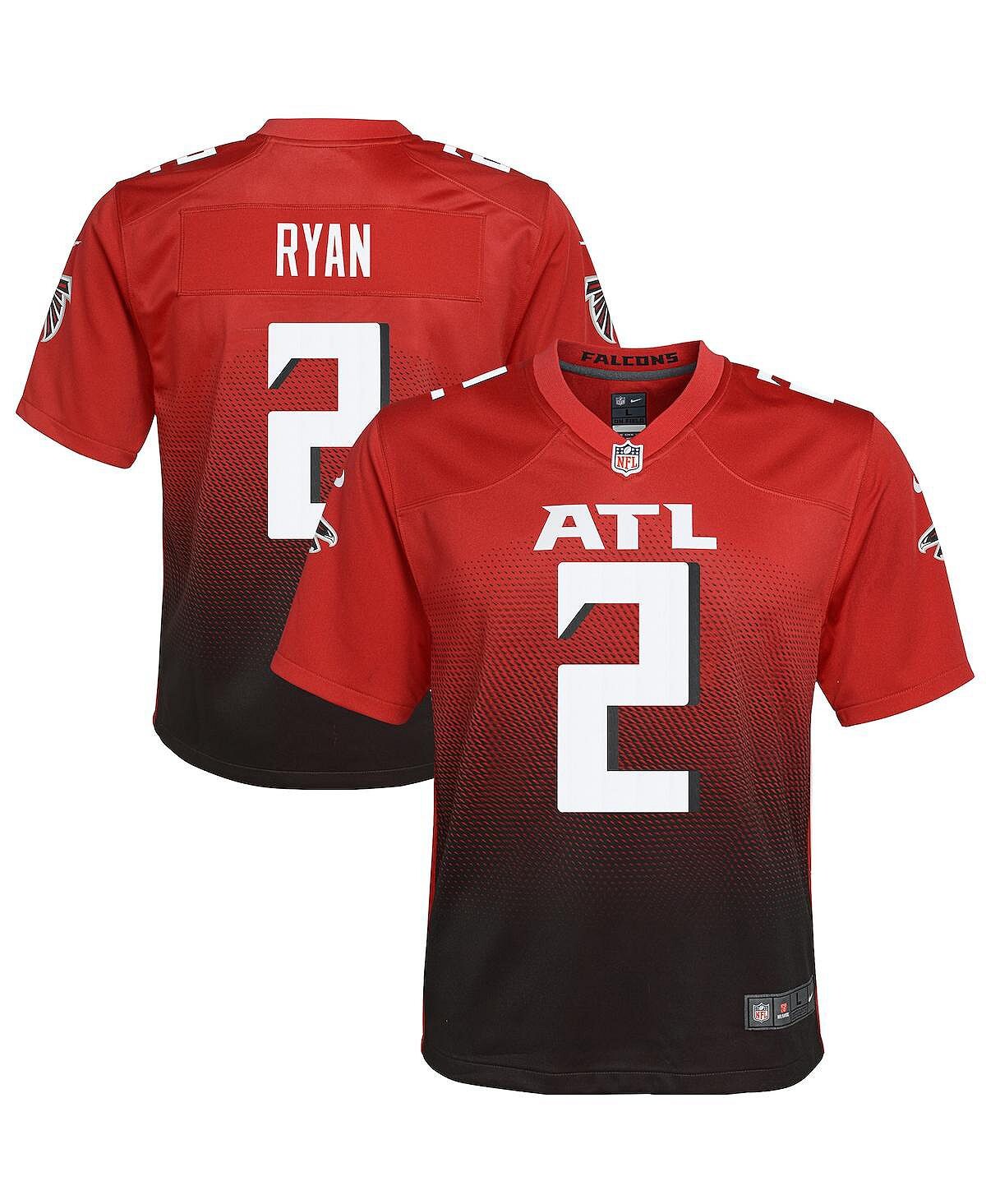 

Джерси Big Boys Matt Ryan Red Atlanta Falcons, 2-я альтернативная игра Nike