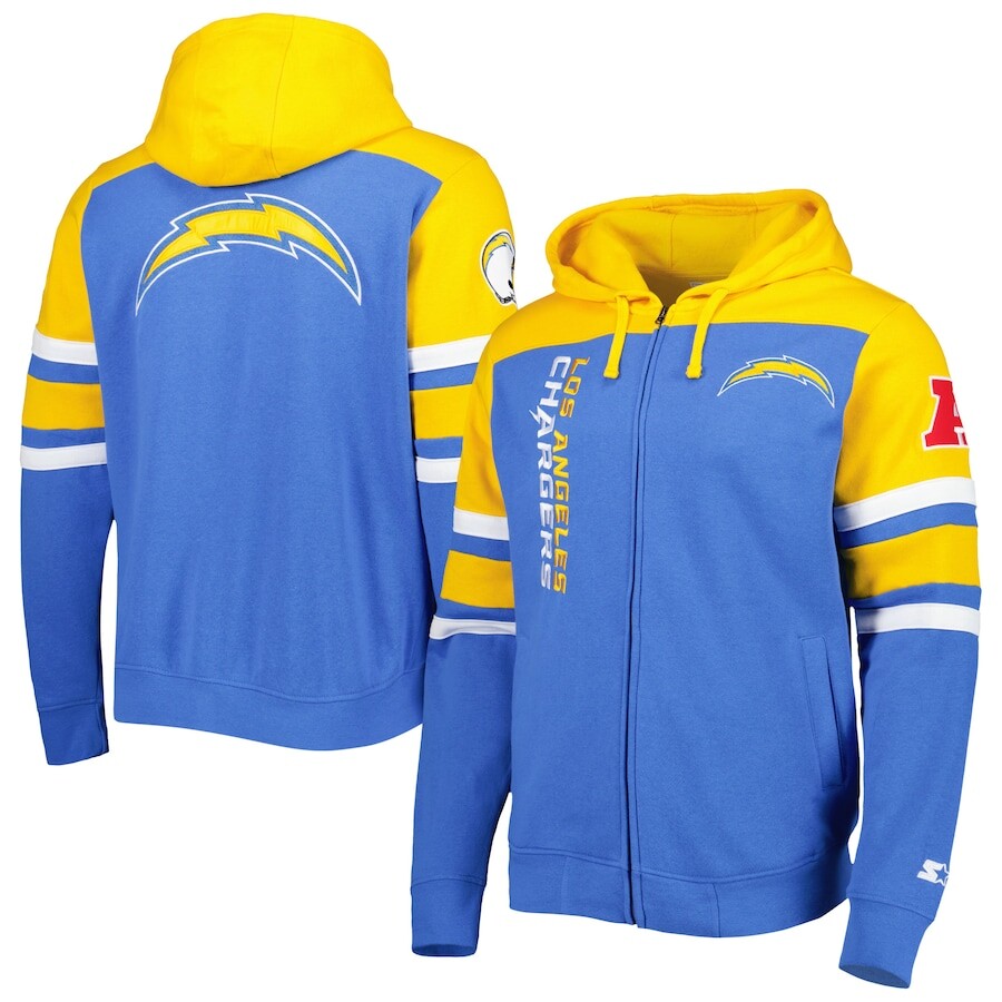 

Толстовка на молнии Starter Los Angeles Chargers, роял
