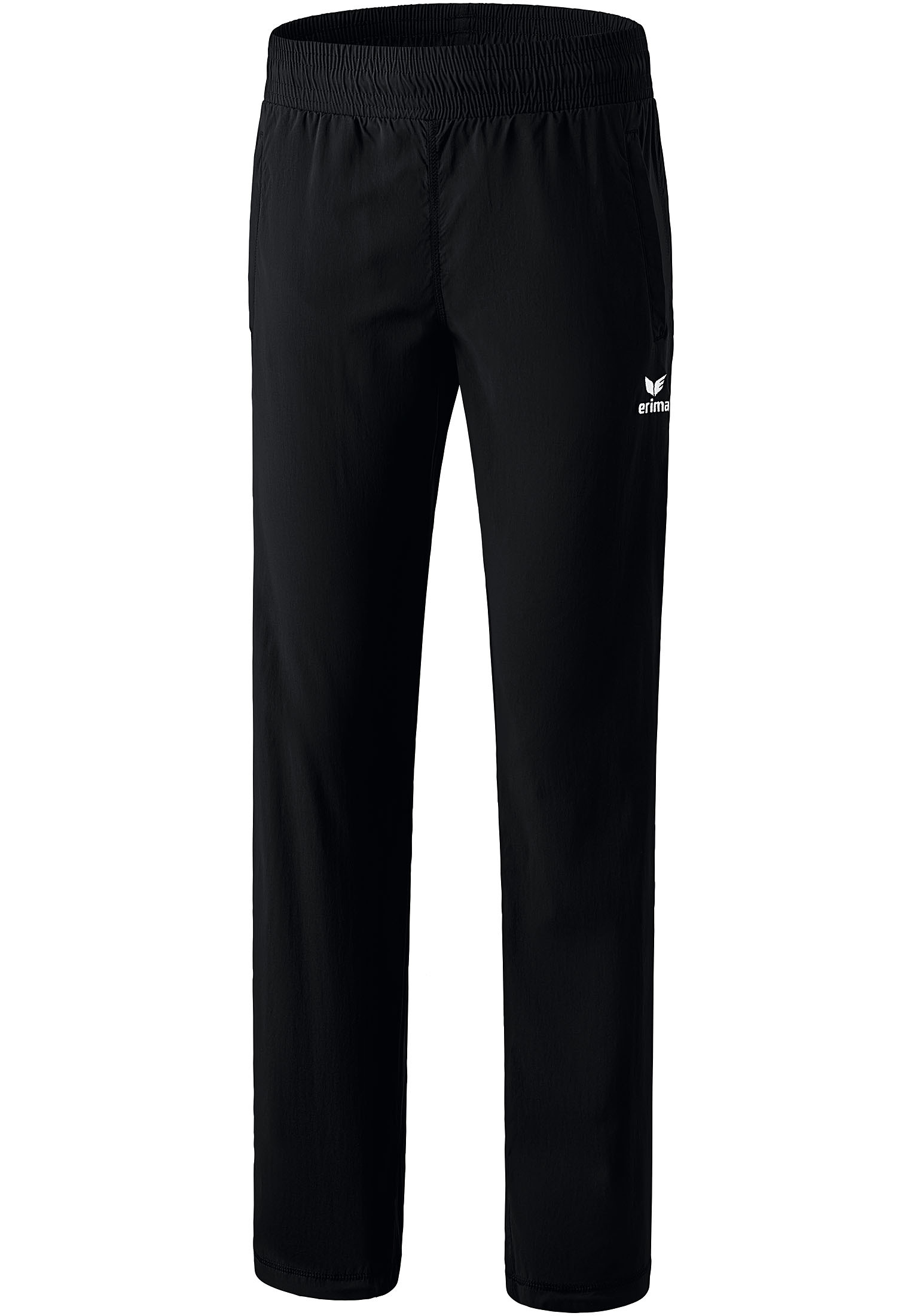 Спортивные брюки erima mit durchgehendem Reissverschluss, черный