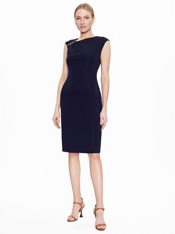 

Коктейльное платье узкого кроя Lauren Ralph Lauren, синий