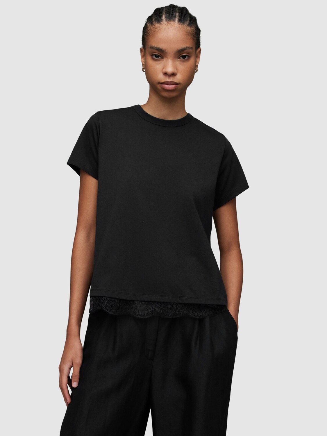 

Футболка AllSaints Lee, черная
