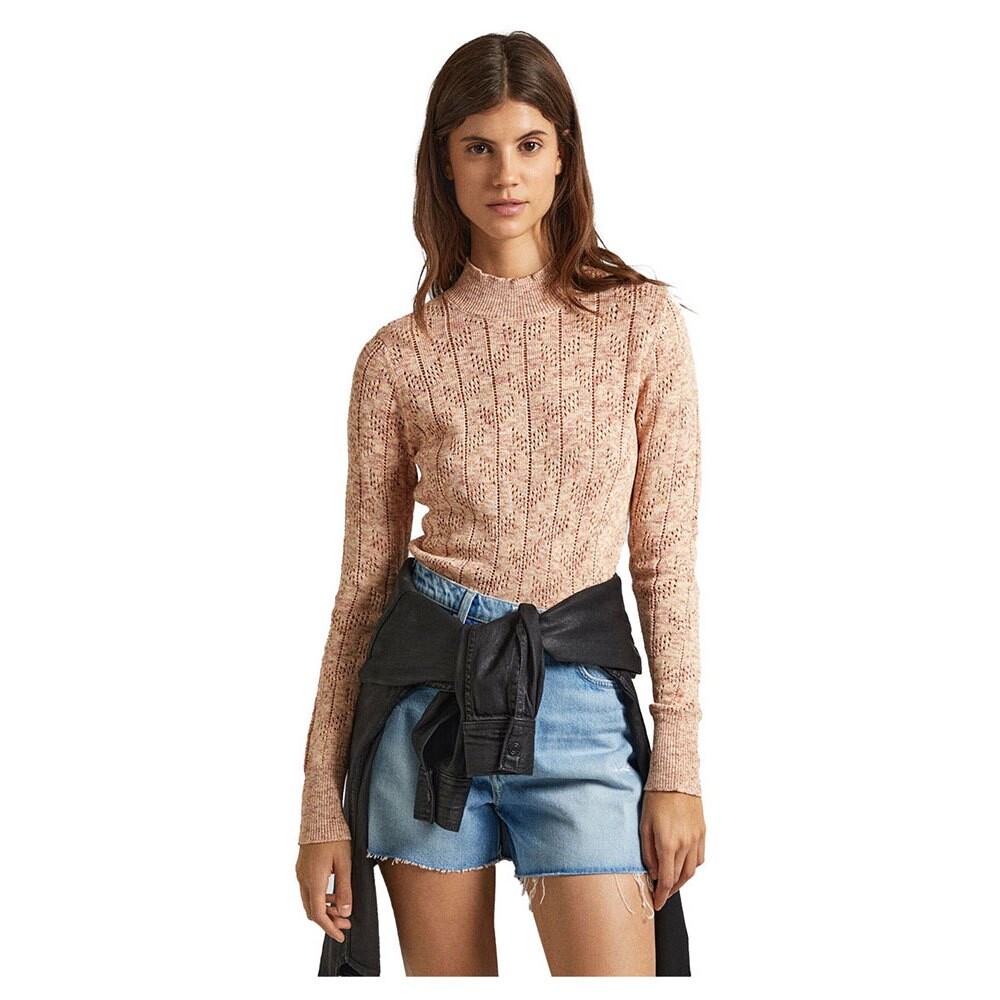 

Свитер Pepe Jeans Gianna High Neck, коричневый