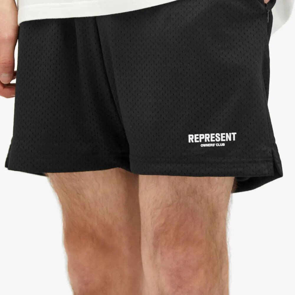 

Represent Короткие сетчатые шорты Owners Club, черный