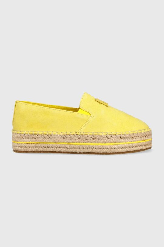 

Замшевые эспадрильи TH SUEDE ESPADRILLE FLATFORM ESPADRILLE Tommy Hilfiger, желтый