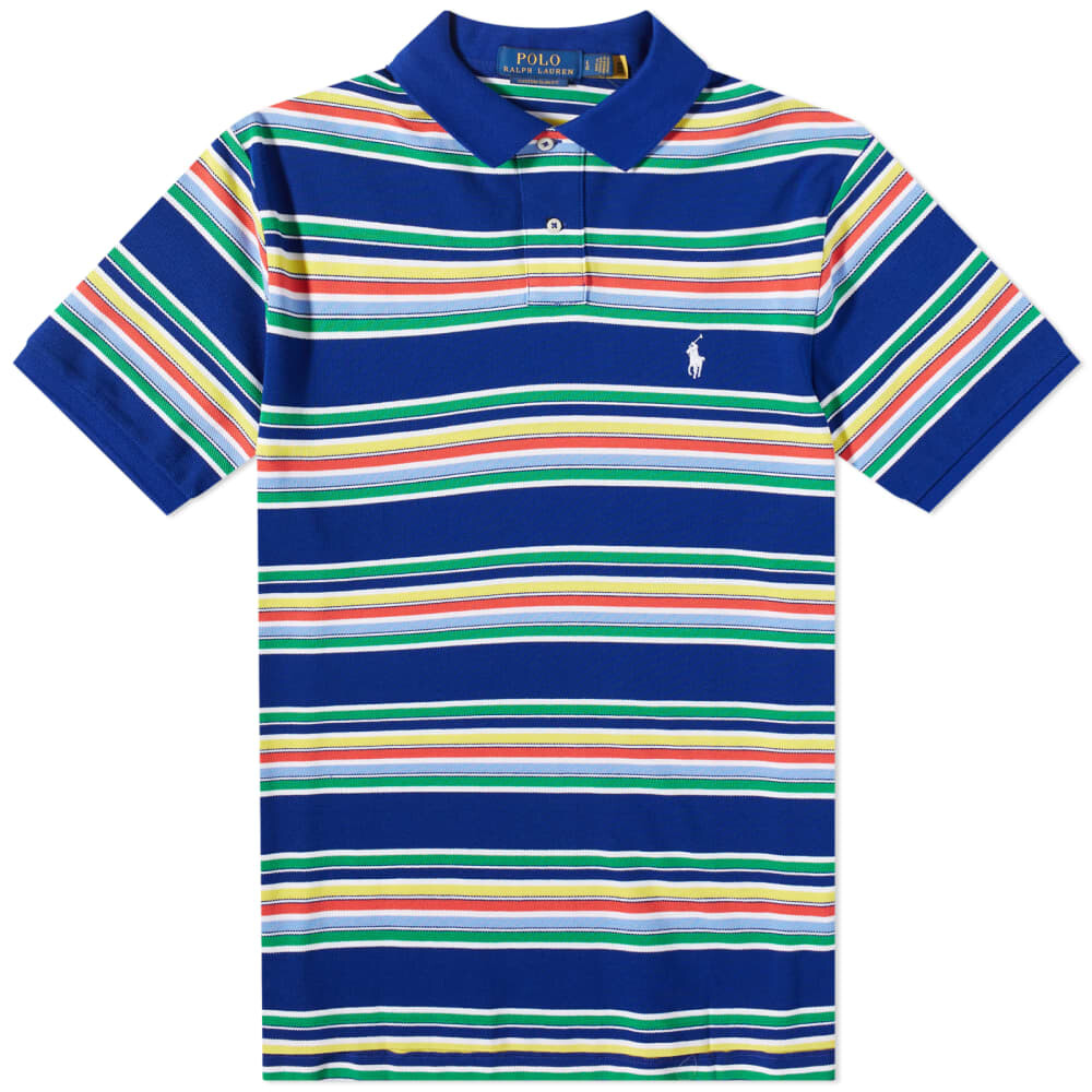 

Полосатая рубашка-поло Polo Ralph Lauren, мультиколор