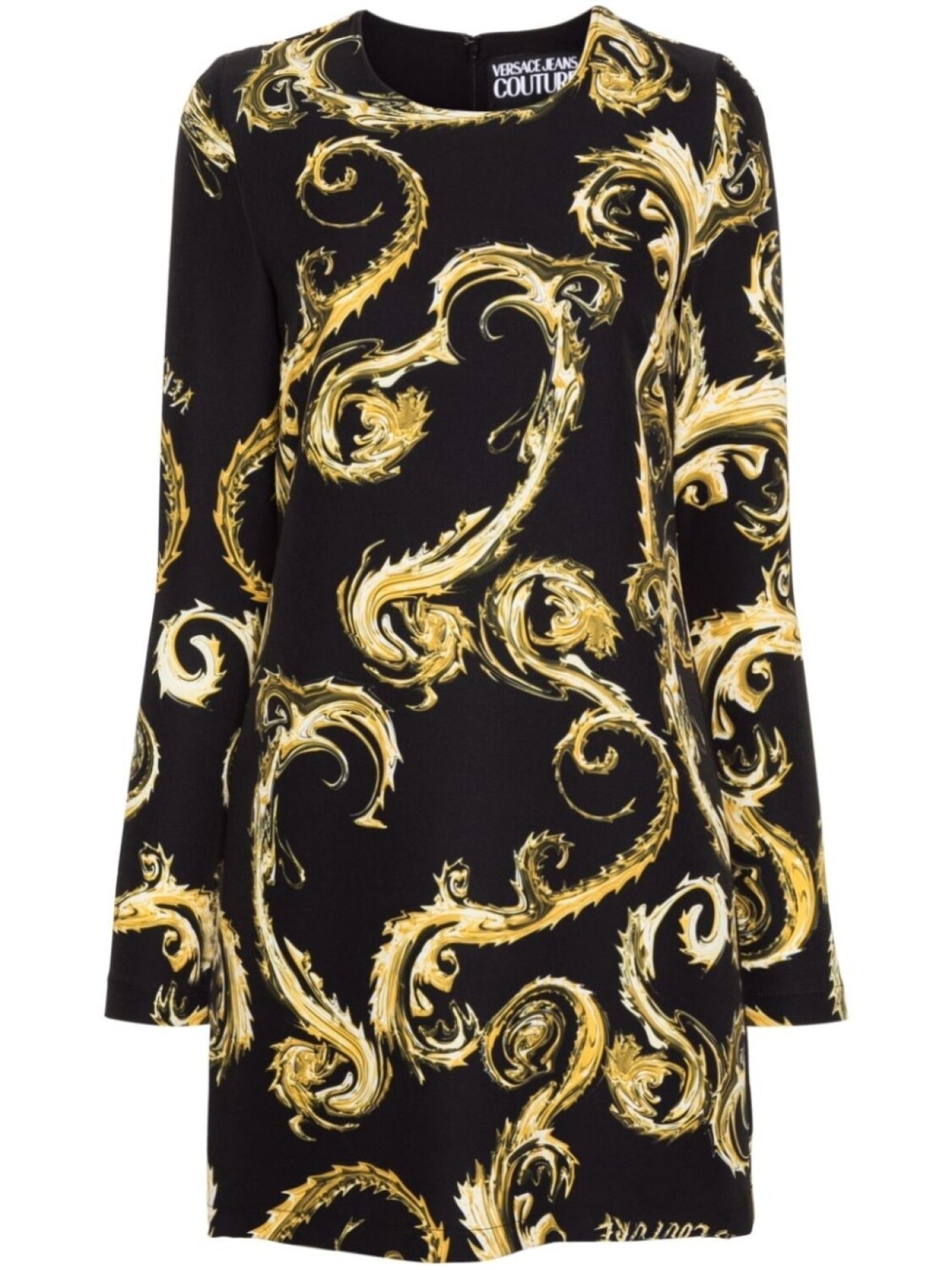 

Versace Jeans Couture платье миди с принтом Watercolour Couture, черный