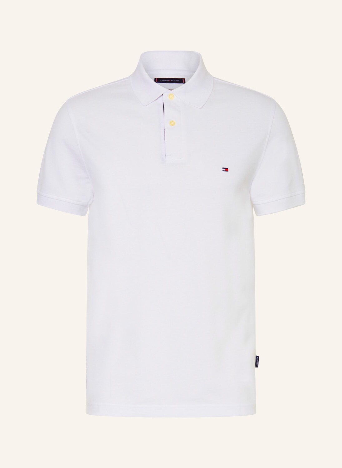 

Рубашка поло TOMMY HILFIGER Piqué Regular Fit, белый