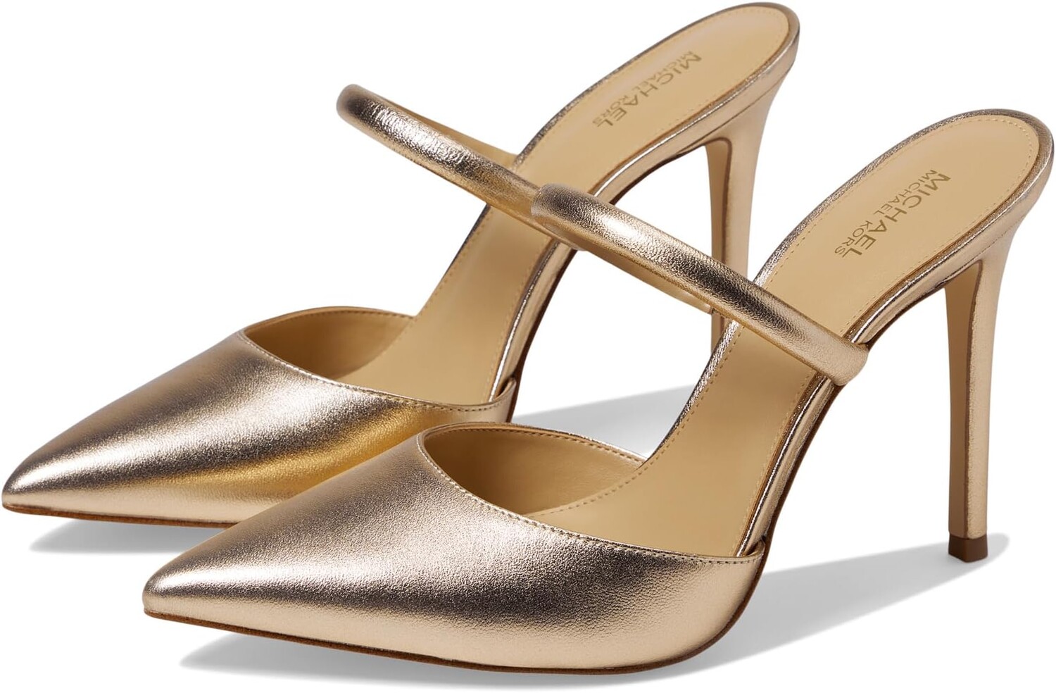 

Туфли Jessa Mule Pump MICHAEL Michael Kors, цвет Pale Gold