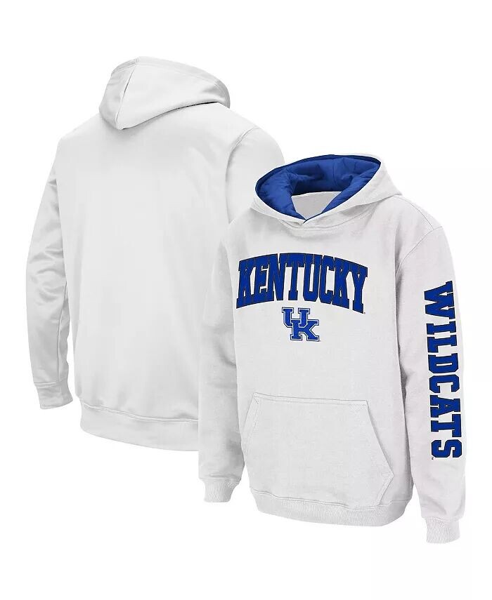 

Белый пуловер с капюшоном Big Boys Kentucky Wildcats 2-Hit Colosseum, белый