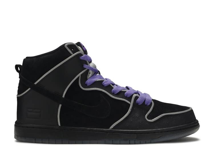 

Кроссовки Nike SB DUNK HIGH 'PURPLE BOX', черный