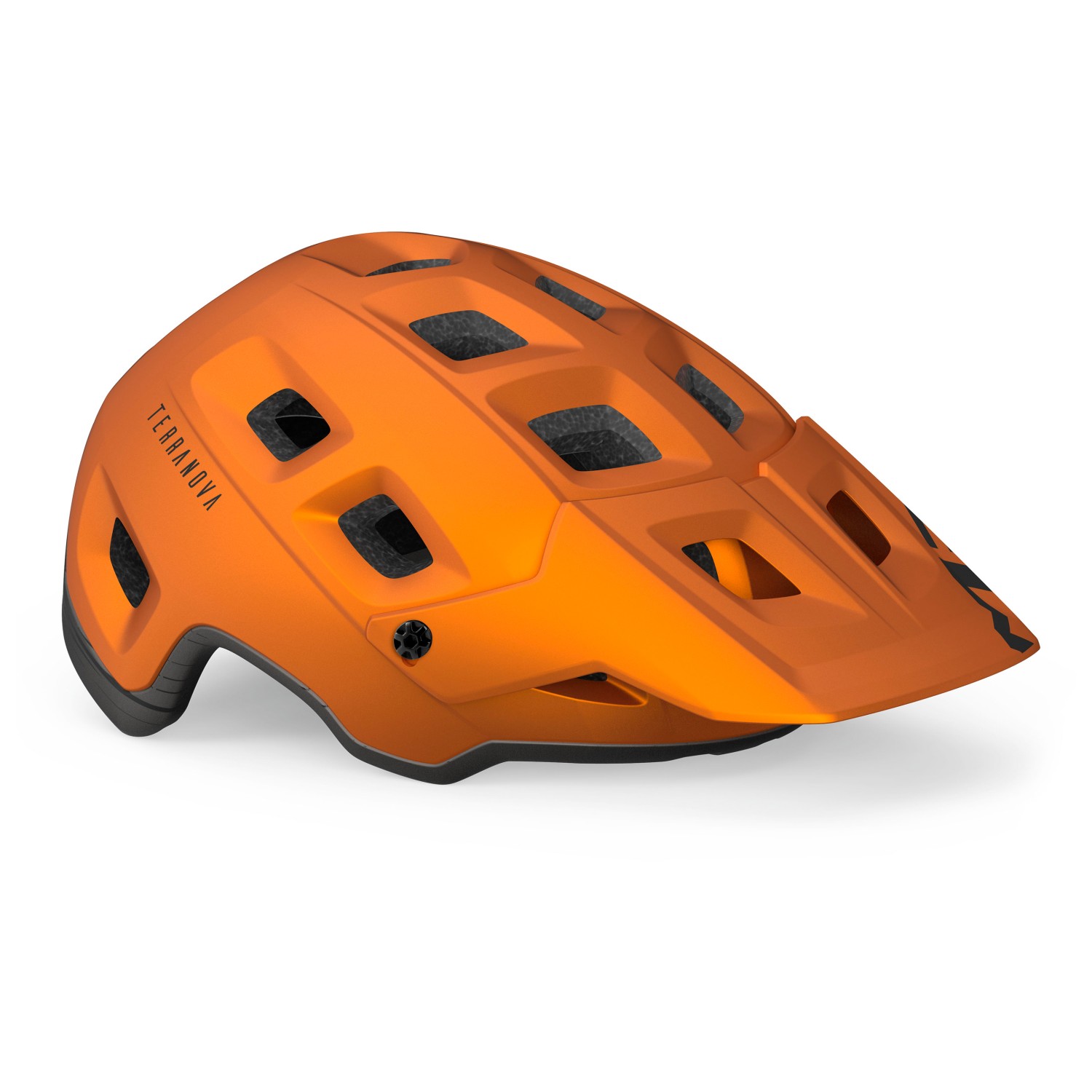 Велосипедный шлем Met Terranova, цвет Orange Titanium Metallic/Matt