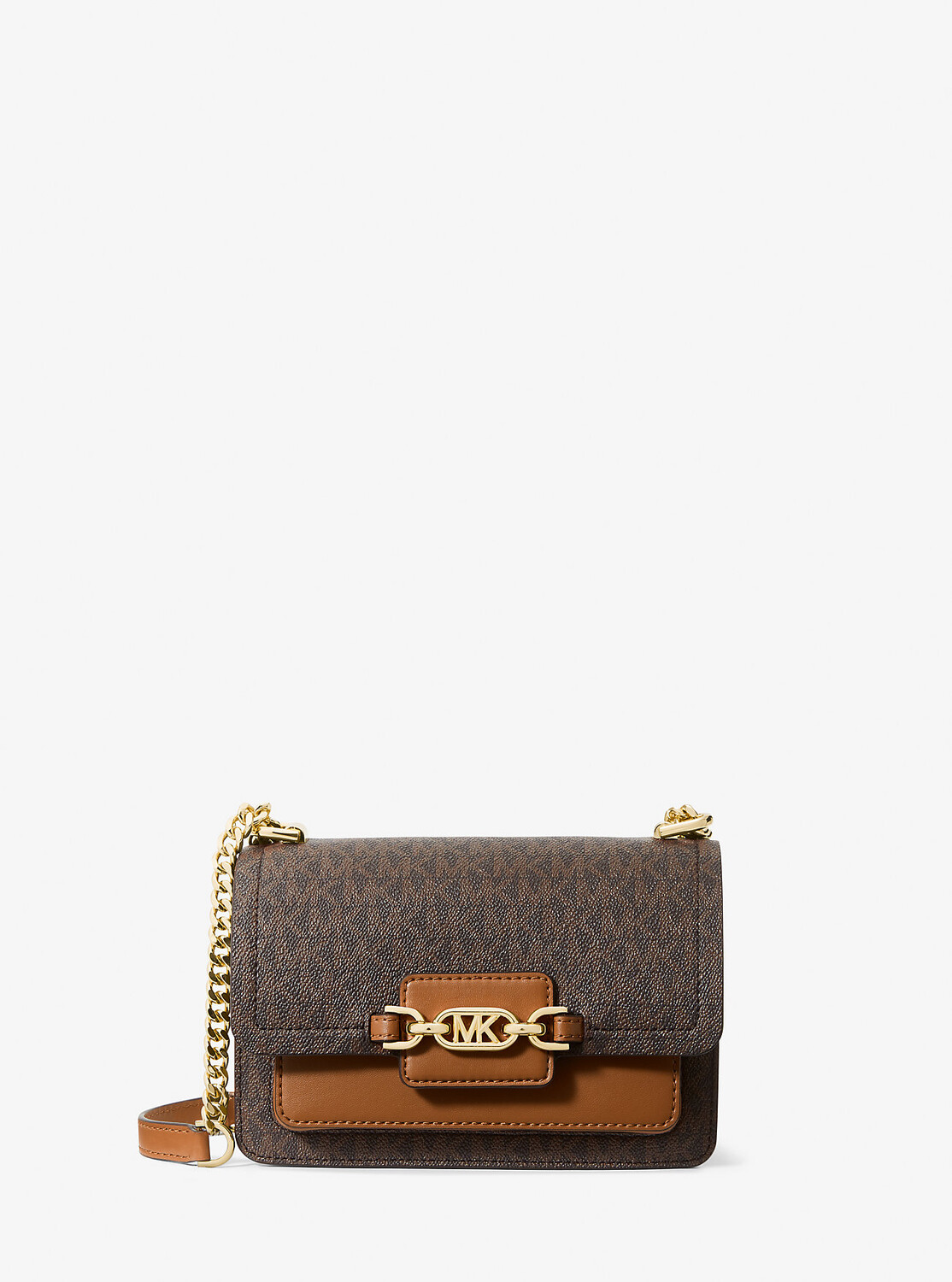 

Очень маленькая сумка через плечо с логотипом Heather Michael Kors