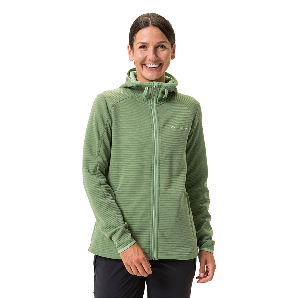 

Толстовка на молнии VAUDE Skomer Hiking Hooded, зеленый
