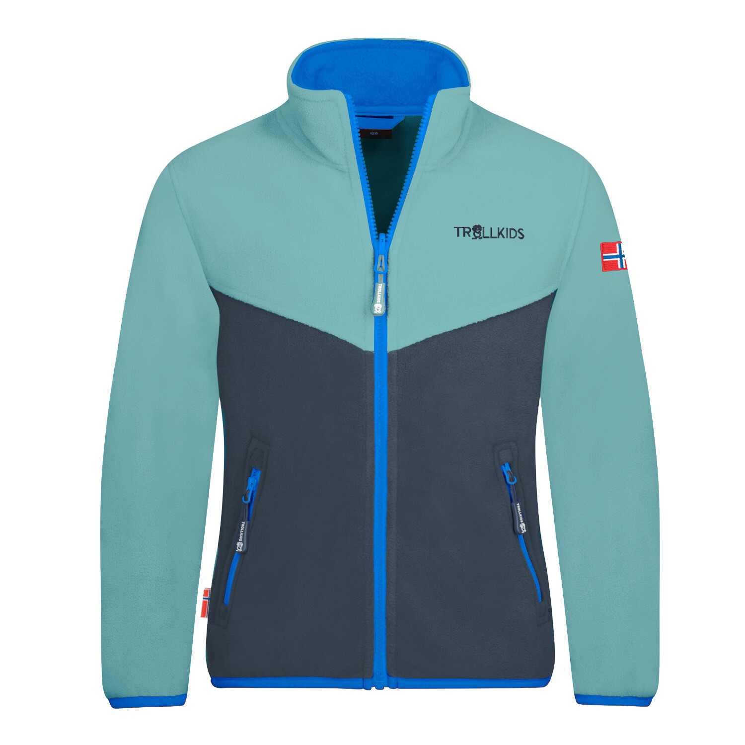

Флисовая куртка Trollkids Fleece Jacke Oppdal XT, цвет Türkis/Dunkelblau