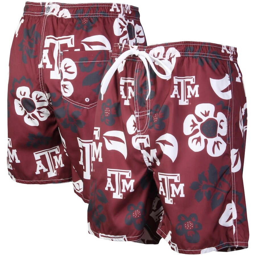 

Пляжные шорты Wes & Willy Texas A And M Aggies, бордовый