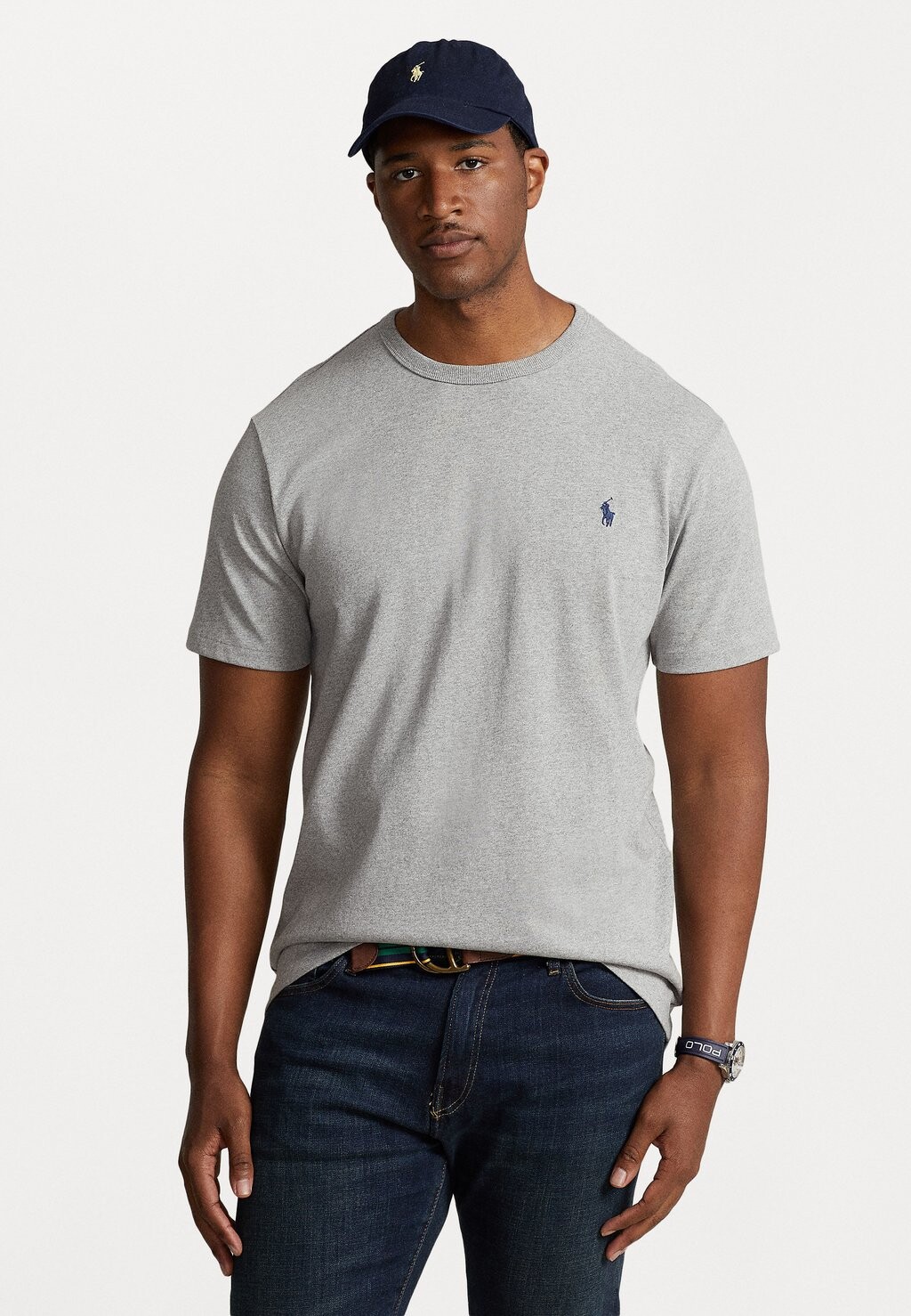

Базовая футболка КОРОТКИЙ РУКАВ Polo Ralph Lauren Big & Tall, Andover Heather