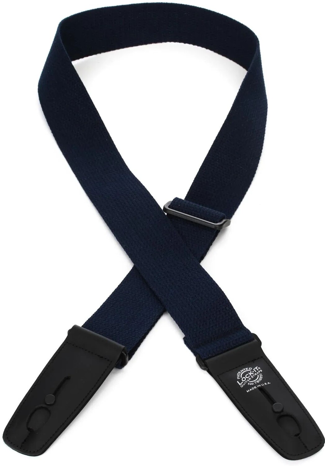 

Ремень для гитары Lock-It Straps LIS-051C2-NVYBLU — темно-синий