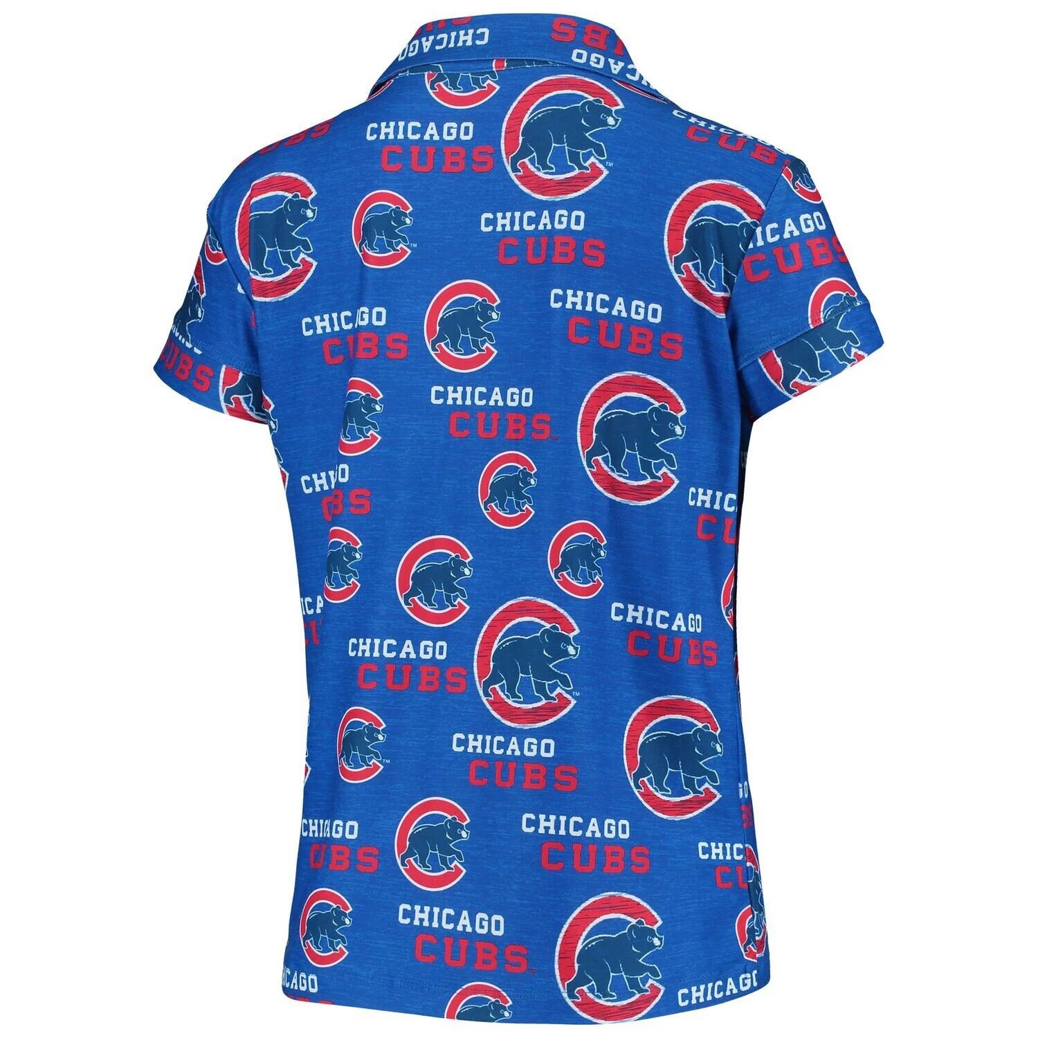 

Женский комплект для сна на пуговицах и шортах с принтом Concepts Sport Royal Chicago Cubs Zest