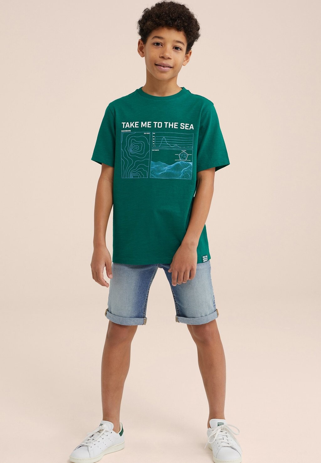

Футболка с принтом WE Fashion, цвет green